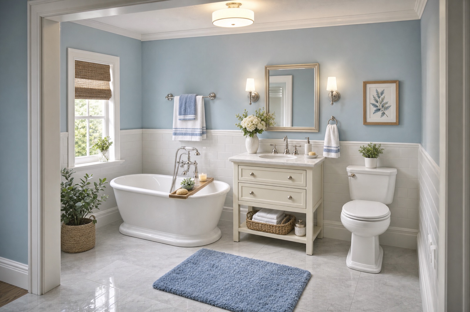 The bathroom